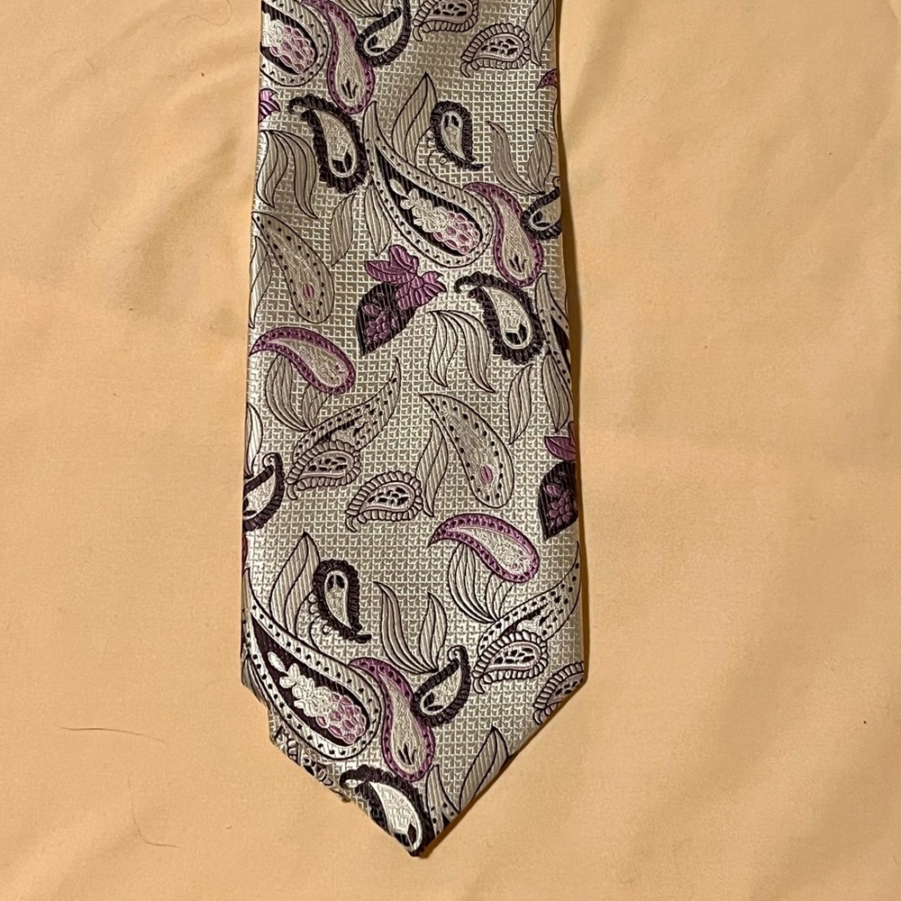 EUC Jason and Vogue Paisley Necktie 👔